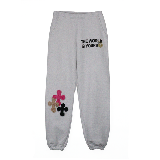 YARN 3D Cross Logo Sweat pants