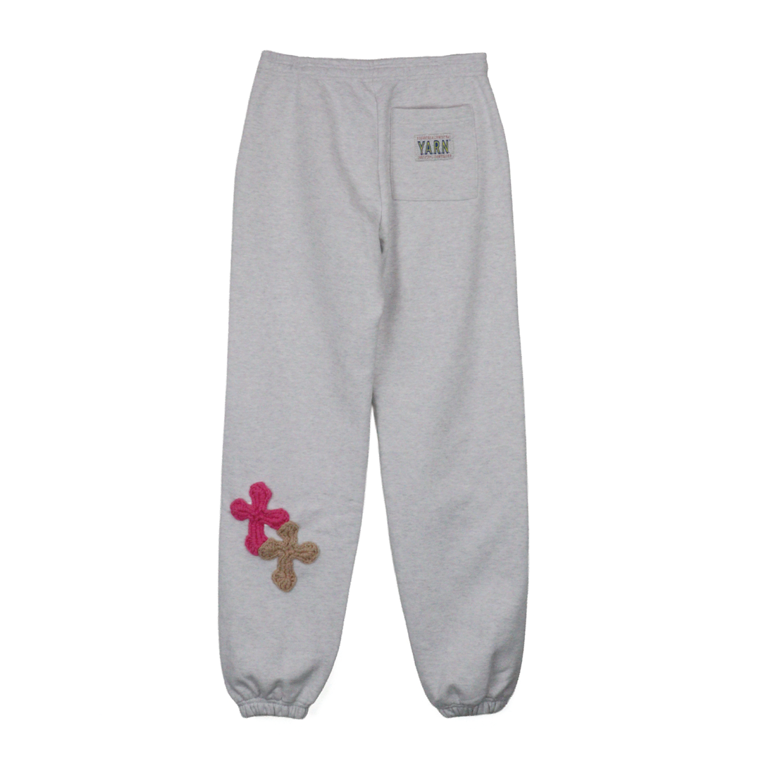 Y.A.R.N 3D Cross Logo Sweat pants