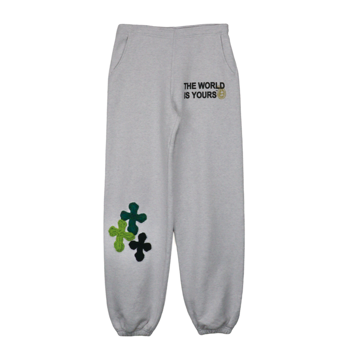 Y.A.R.N 3D Cross Logo Sweat pants