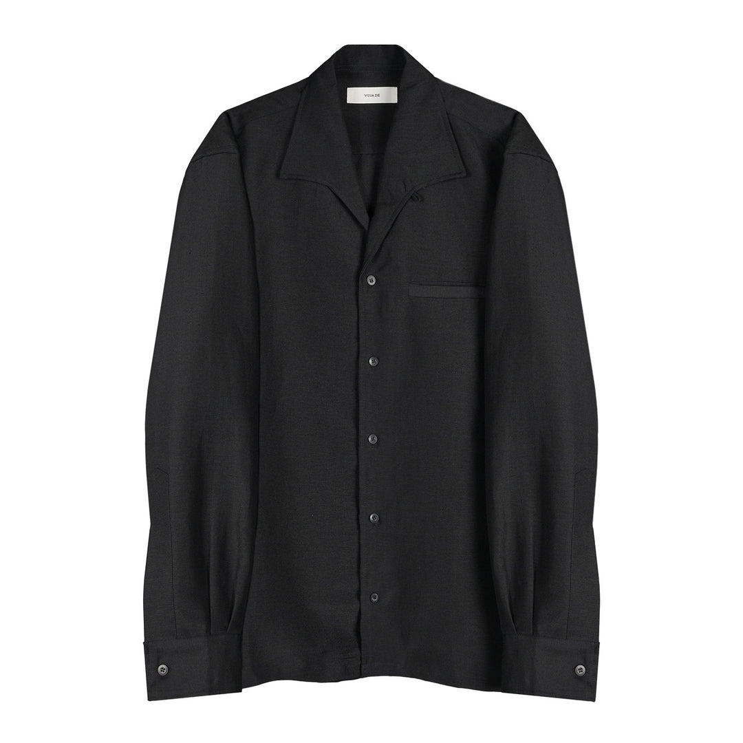 VUJADE - Pierce Shirt in Wool & Linen