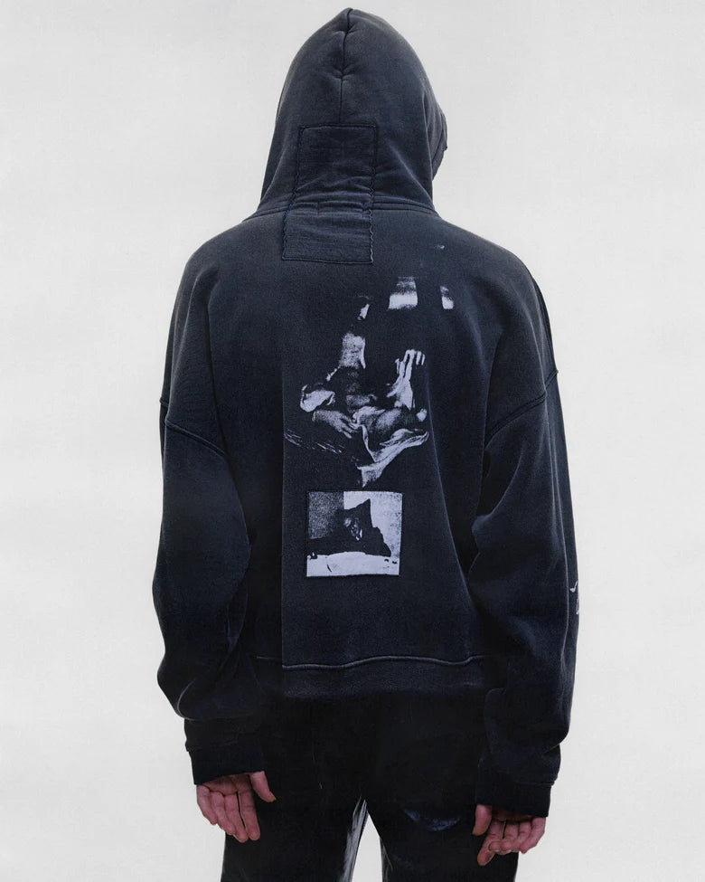 LENIN'S NAP TIME ASSEMBLAGE ZIP HOODIE