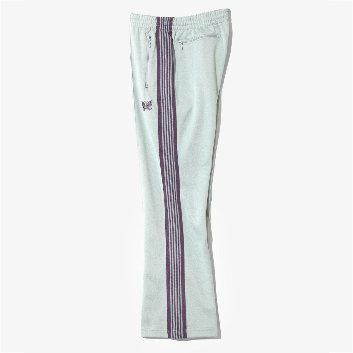 パンツ NEEDLES Boot Cut Track Pant-Poly Smooth Needles Boot-Cut Track Pant Poly Smooth in Black | FWRD
