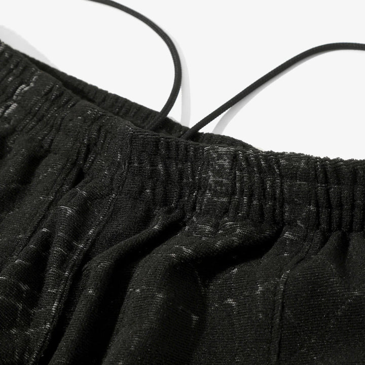 Zipped Track Pant - Pile Jacquard / Spider Web