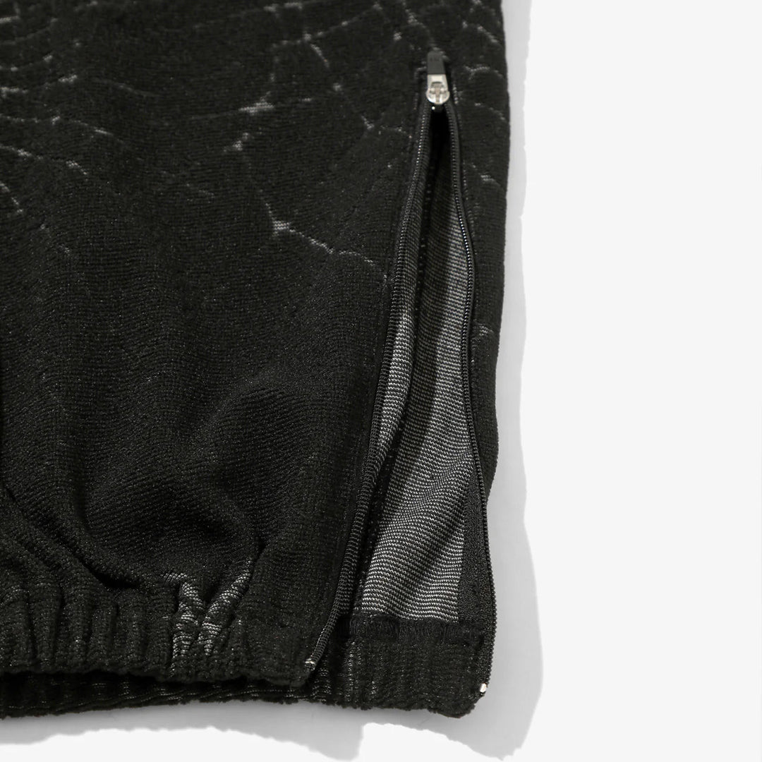 Zipped Track Pant - Pile Jacquard / Spider Web