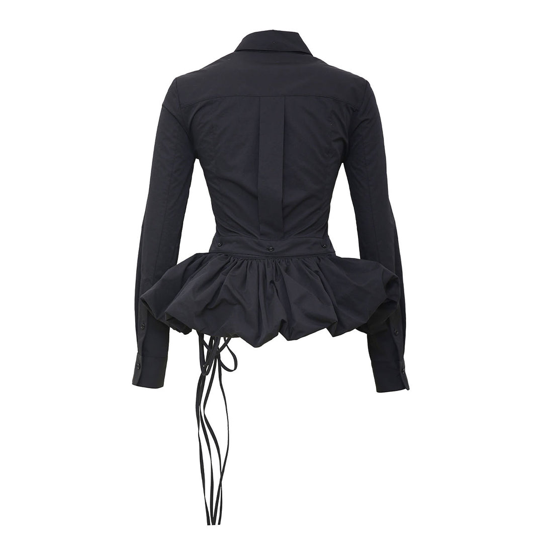Rokh - BUTTONED PEPLUM SHIRTS