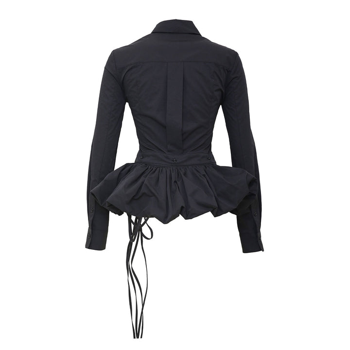 Rokh - BUTTONED PEPLUM SHIRTS