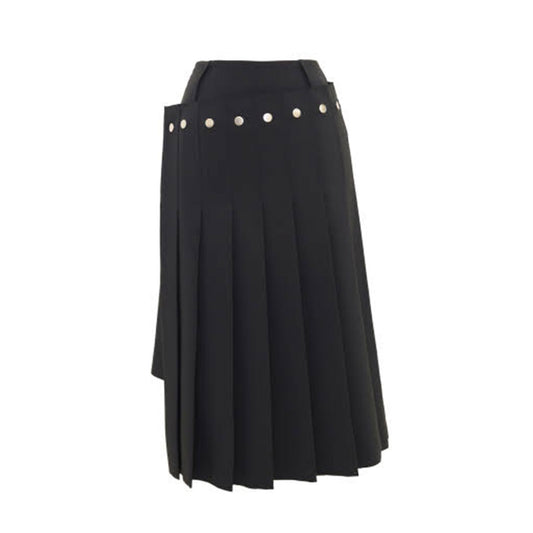 DOUBLE LAYER PLEATED SKIRT