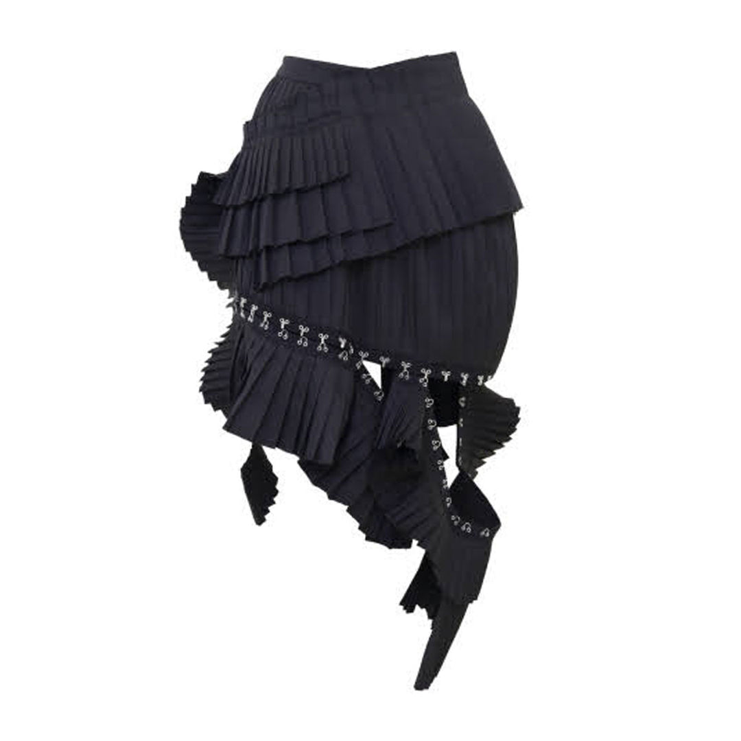 BROKEN PLEATS SKIRT