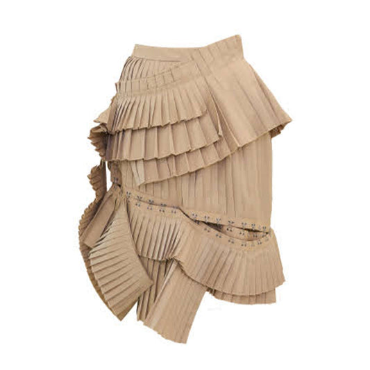 BROKEN PLEATS SKIRT