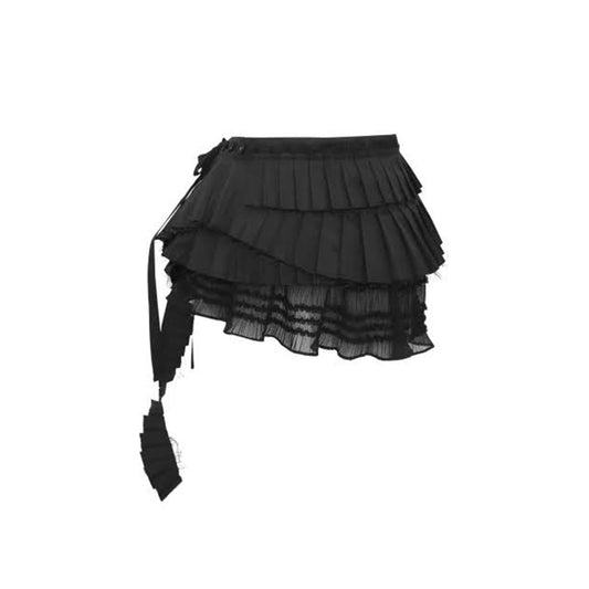 PLEATED MICRO MINI SKIRT BELK