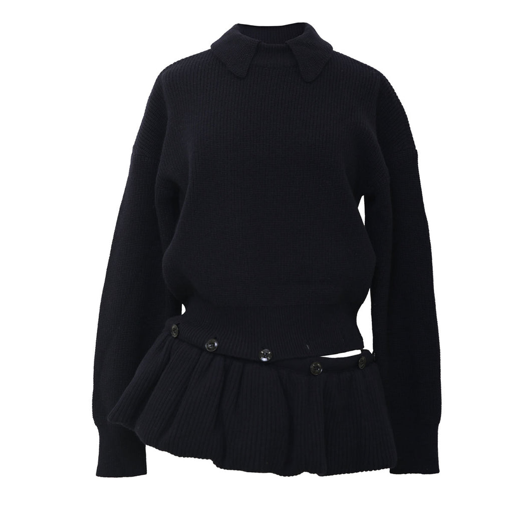 DETACHABLE PEPLUM KNIT | Why are you here?