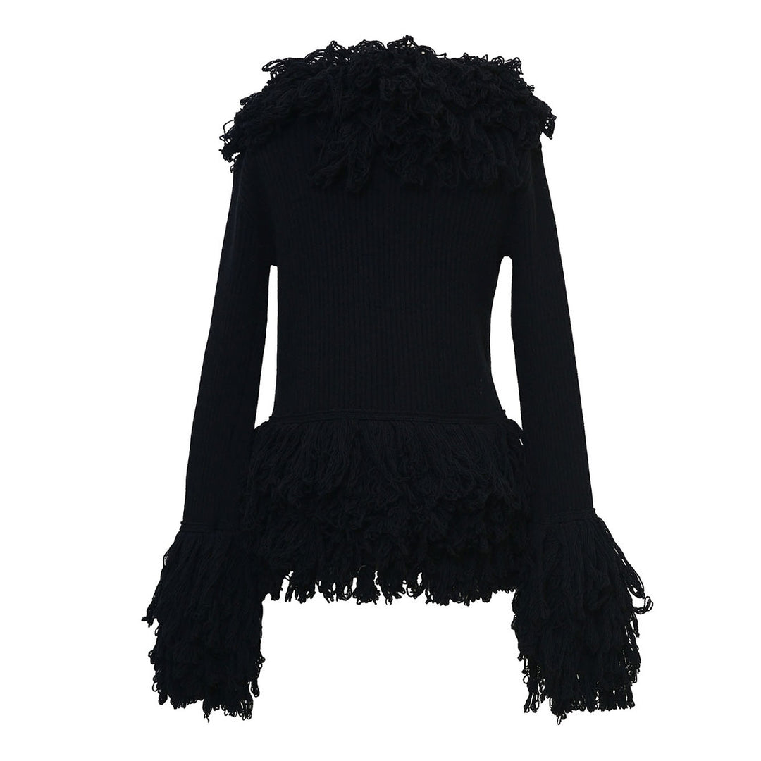 Rokh - FRINGED EDGE CARDIGAN