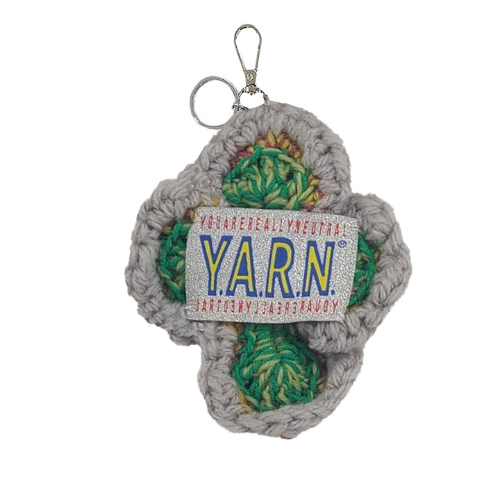 Y.A.R.N. - 3D Cross Handmade Knit Key Holder【R type】