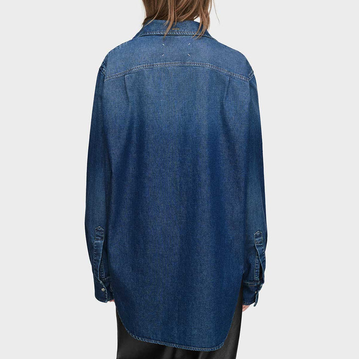 Maison Margiela - フォールデッドカラー コットンシャツ