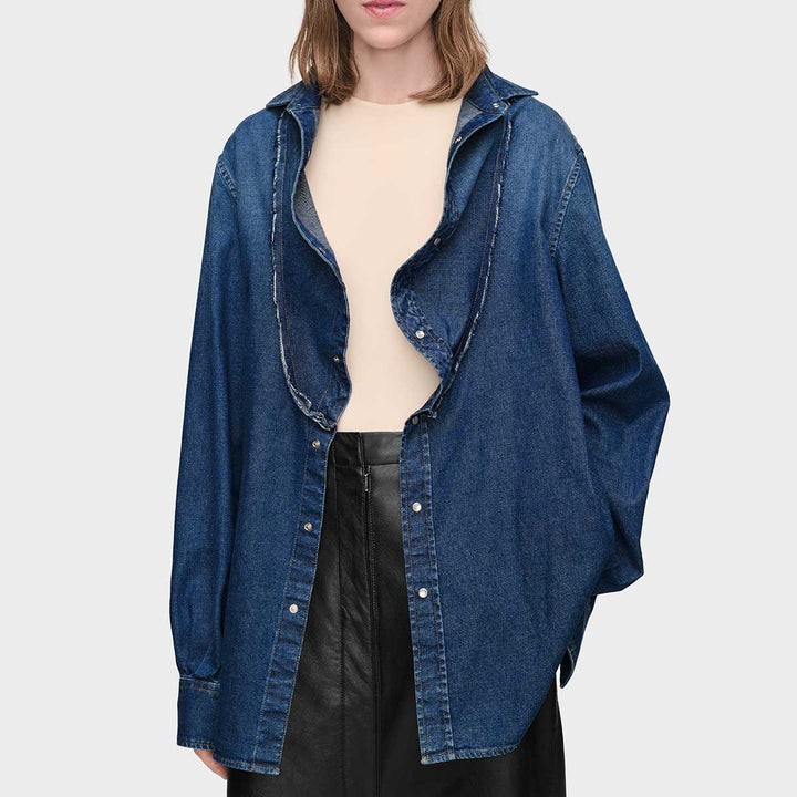 Maison Margiela - フォールデッドカラー コットンシャツ