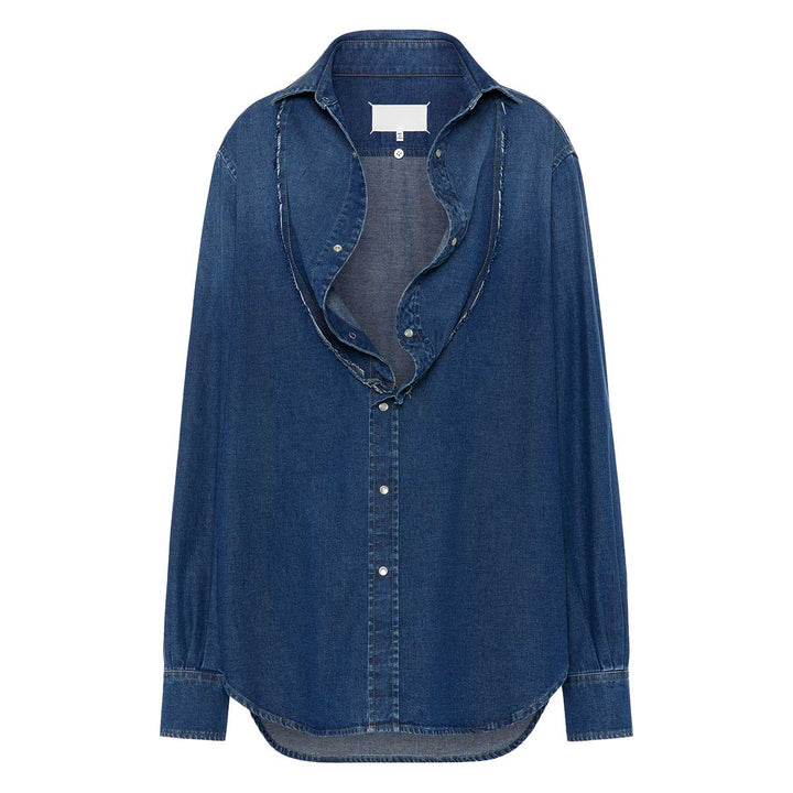 Maison Margiela - フォールデッドカラー コットンシャツ