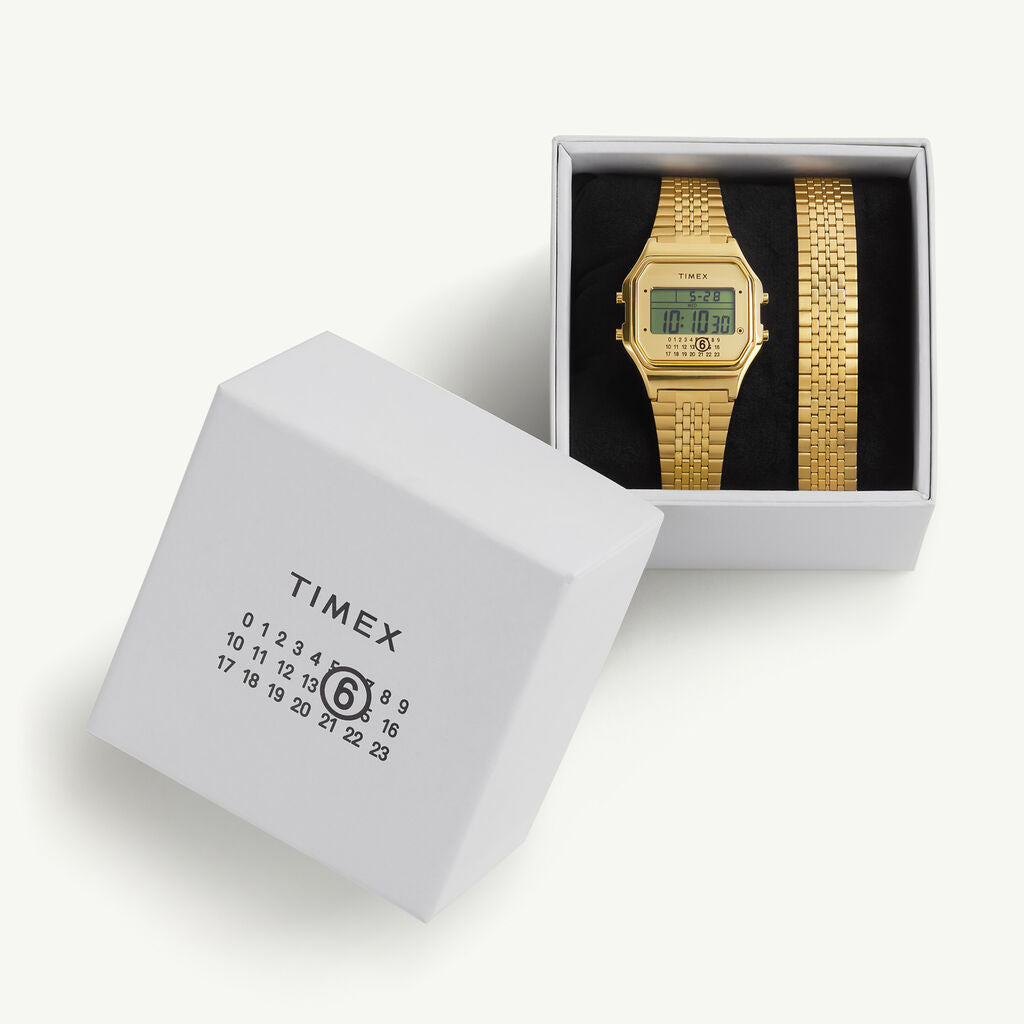 Timex x MM6 Maison Margiela T80 Gift Set w/ Extra Bracelet