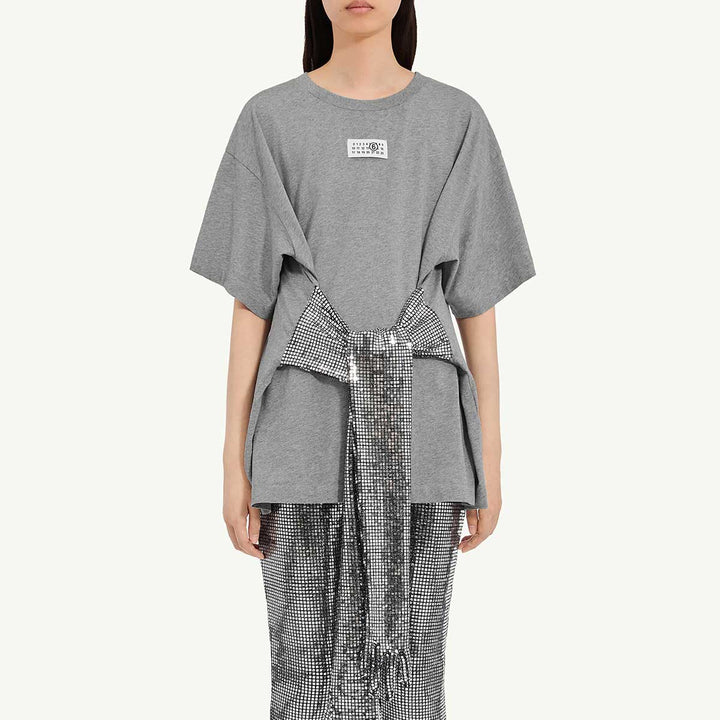 Cotton T-shirt with gloves