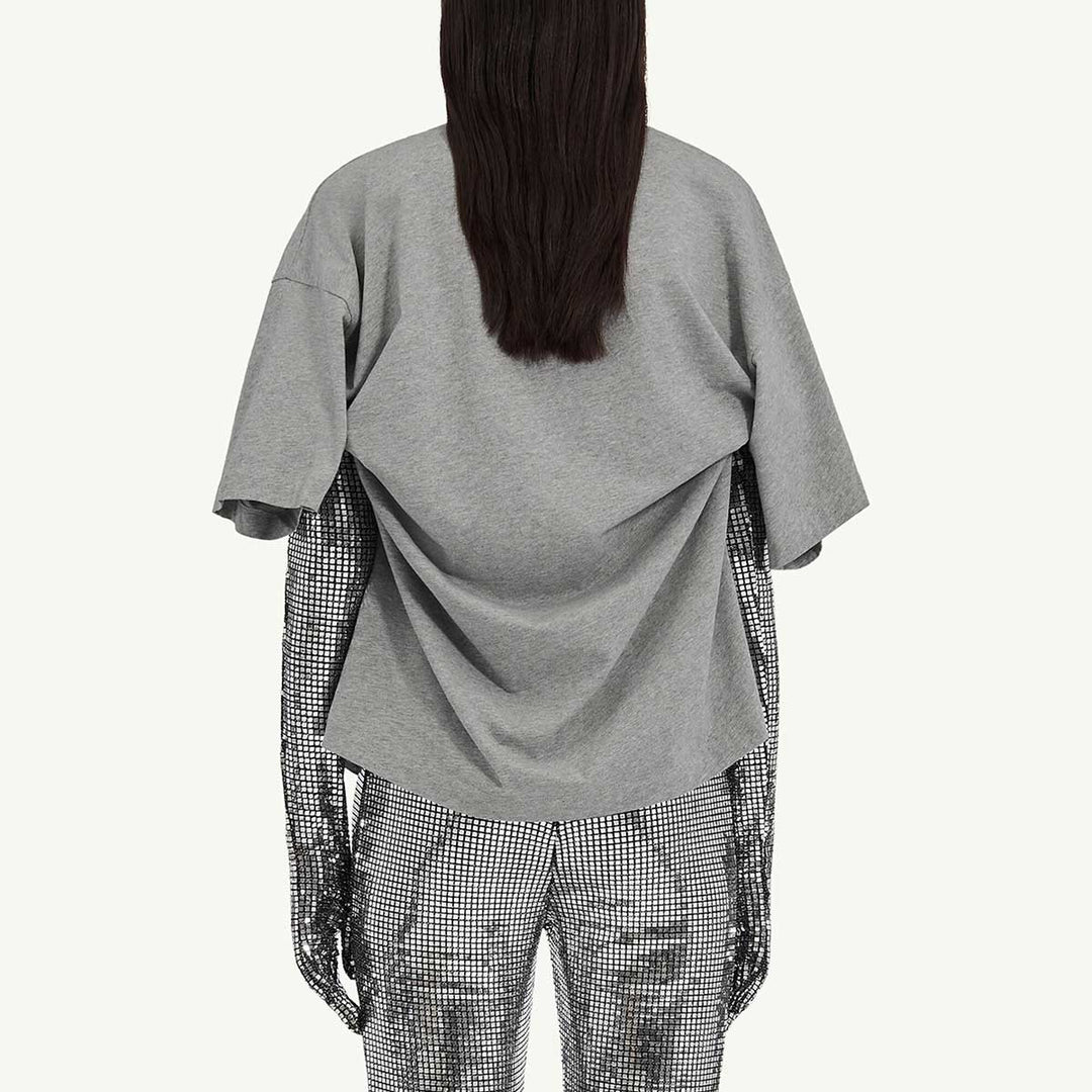 Cotton T-shirt with gloves