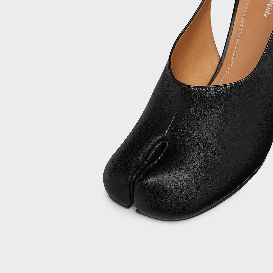 Tabi wedge slingbacks