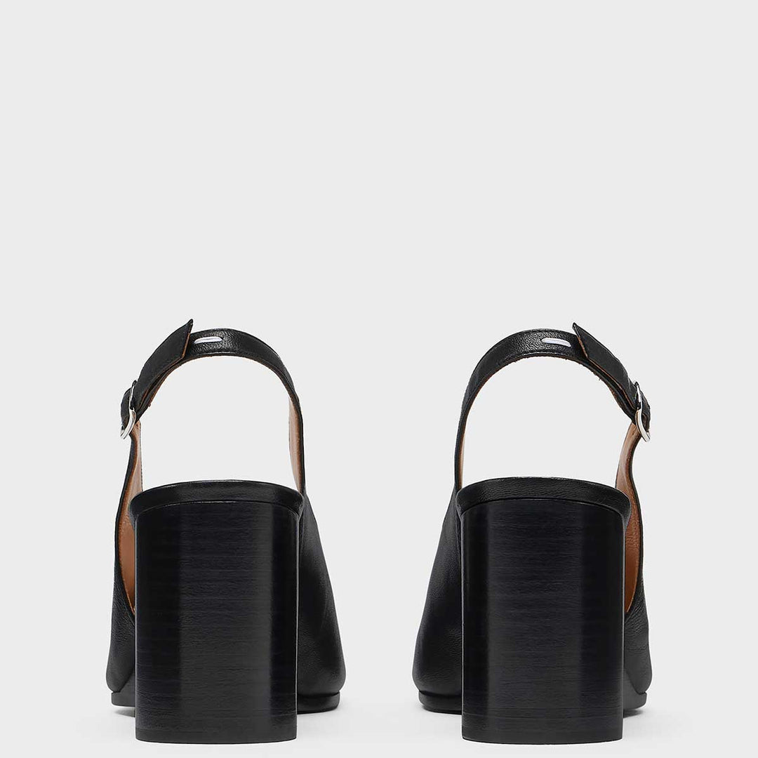 Tabi wedge slingbacks