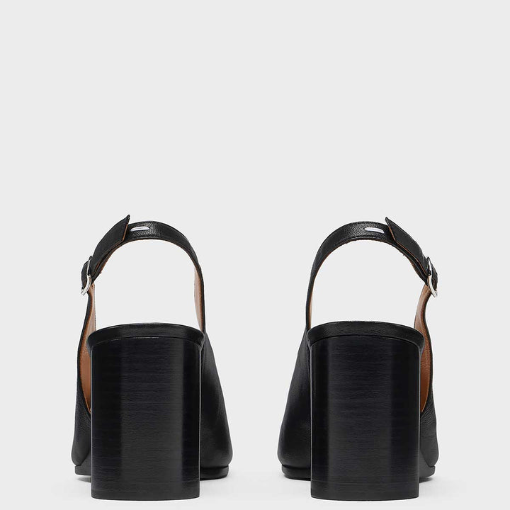 Tabi wedge slingbacks