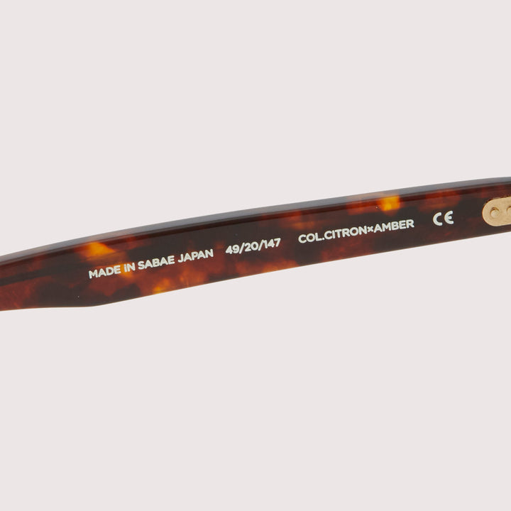 NOCHINO OPTICAL - SANSUI #5. CITRON & AMBER × L.SMOKE GREEN