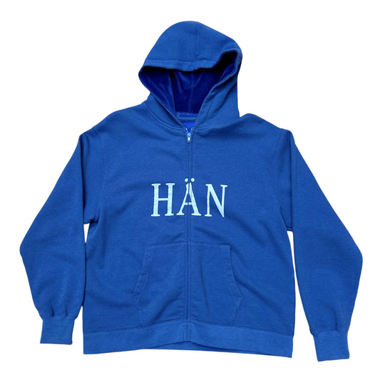 Matthew M. Williams - OVERDYE BLUE MELANGE ZIP HOODIE