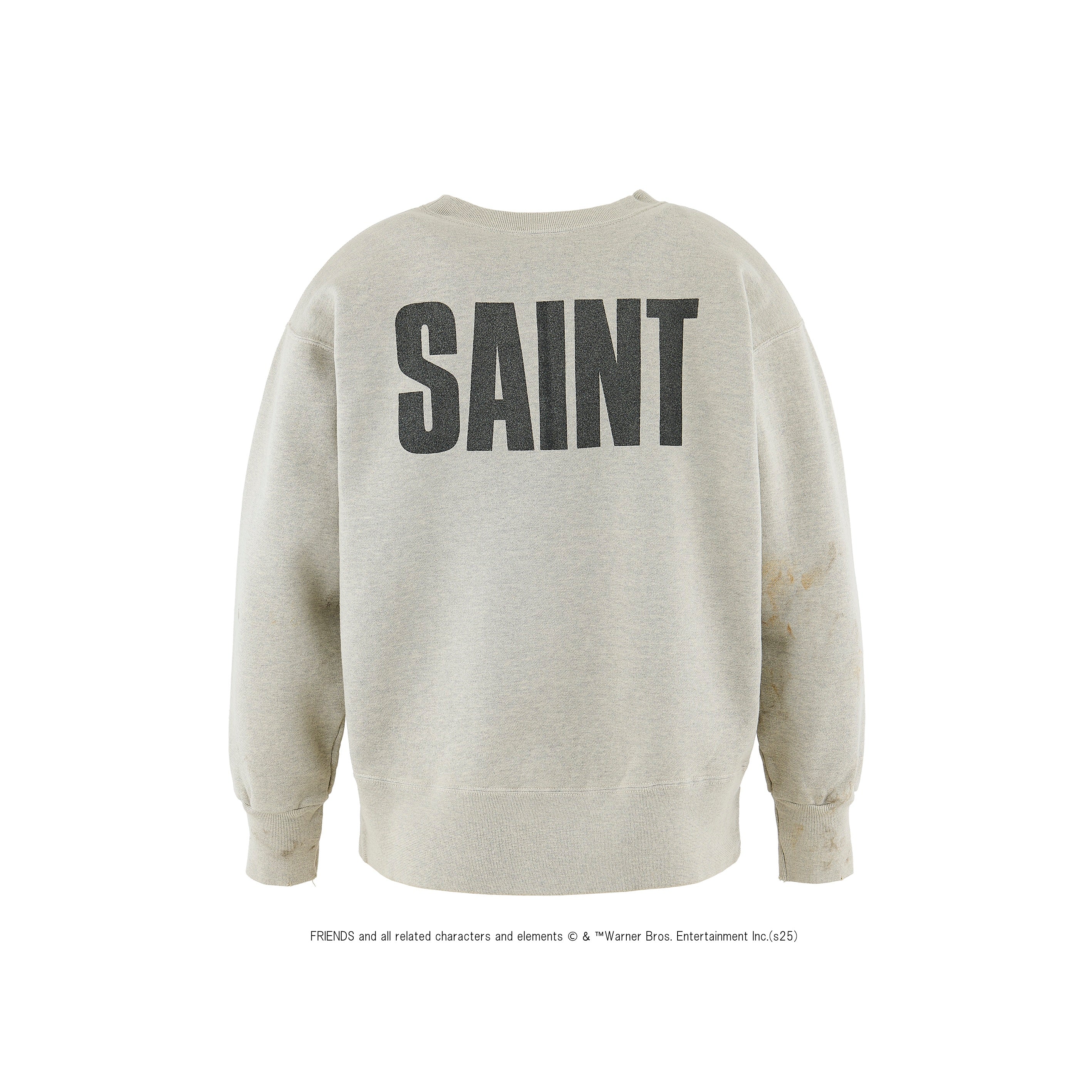 SAINT Mxxxxxx x FRIENDS FRD_CREW N SWEAT FRIENDS Gray