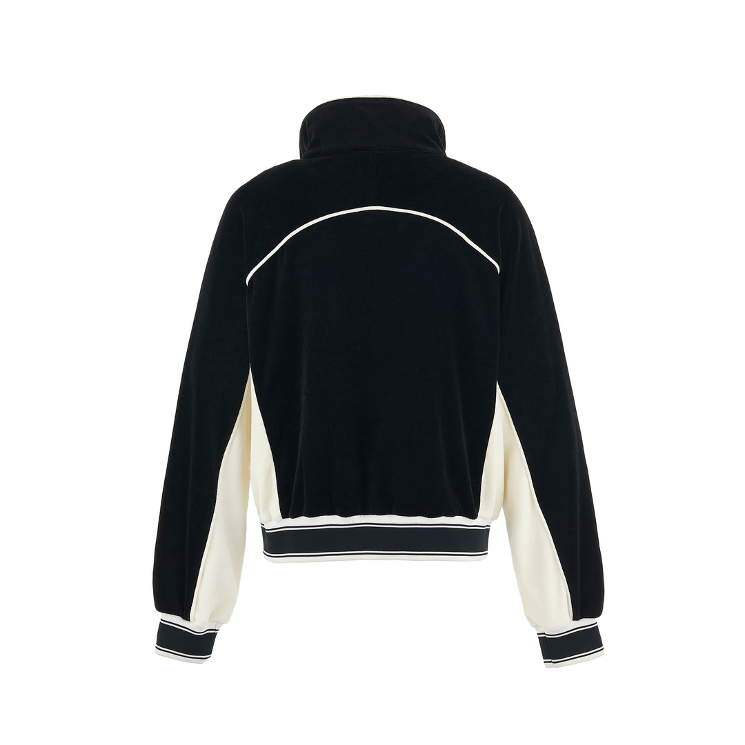 LM_TRACK JACKET/VELOUR