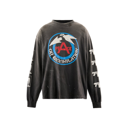 LS T-SHIRT/PEACE