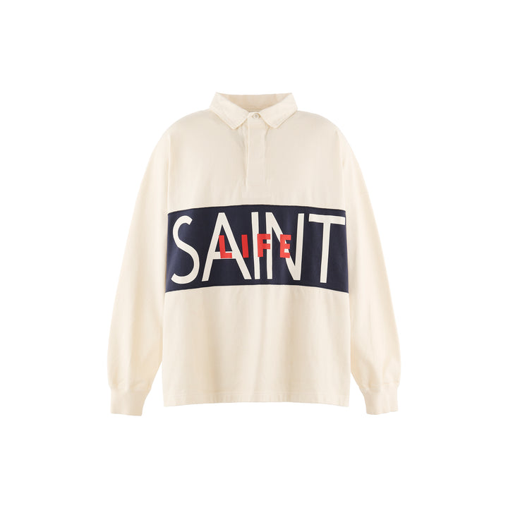LS POLO SHIRT/SAINT LIFE