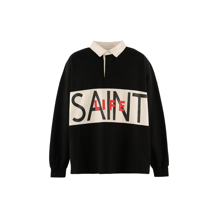 LS POLO SHIRT/SAINT LIFE