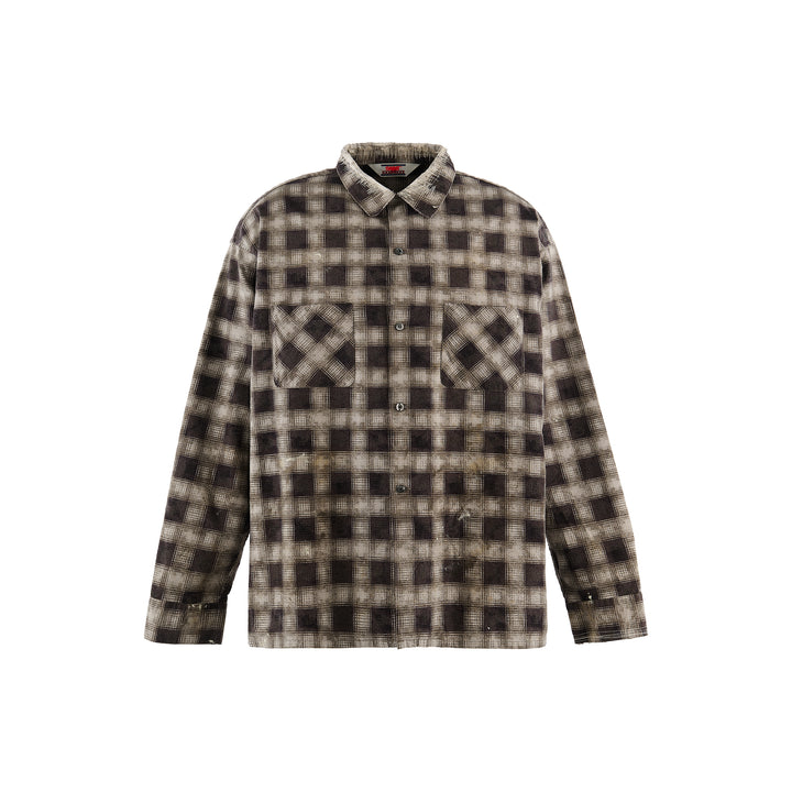 PRINT CHECK SHIRT
