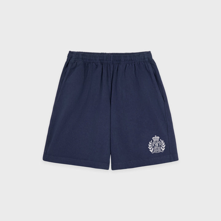 NY Crest Embroidered Gym Short