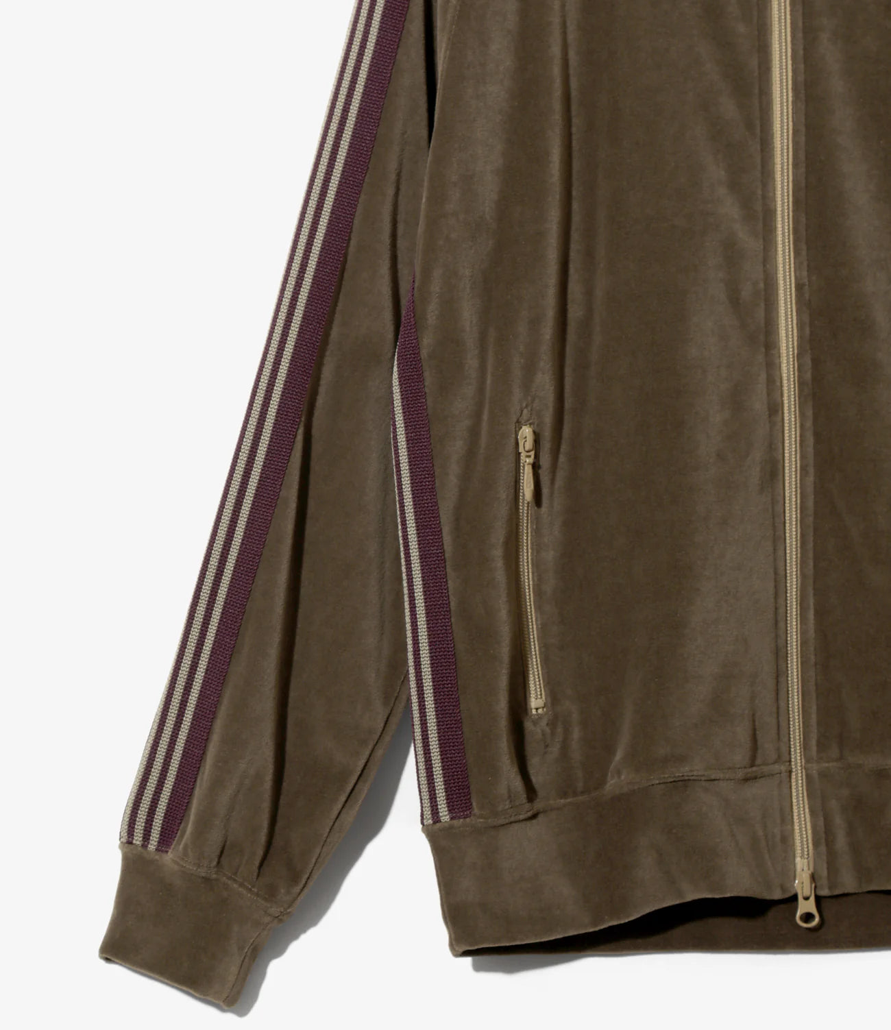 Rib Collar Track Jacket - C/PE Velour | Why are you here?