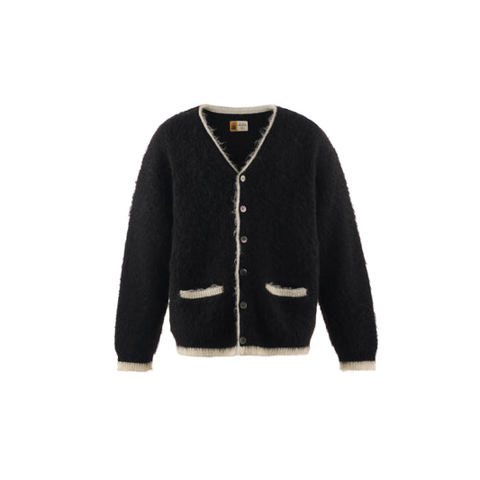 KNIT CARDIGAN/TRIM