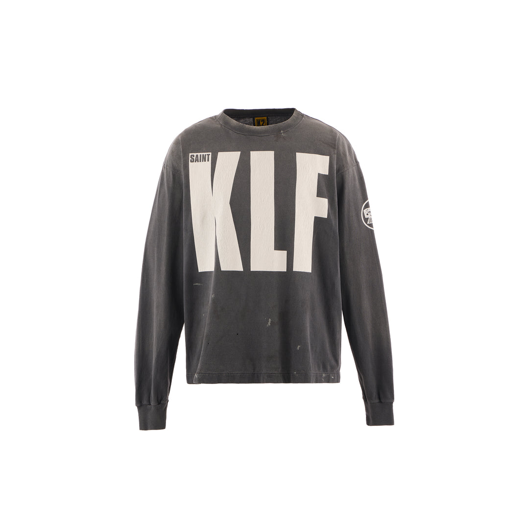 SAINT MICHAEL - KLF_LS TEE/WHITE KLF