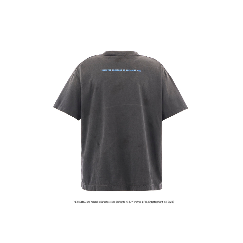 SAINT MICHAEL - MTRX_SS TEE/THE MATRIX GREEN LOGO