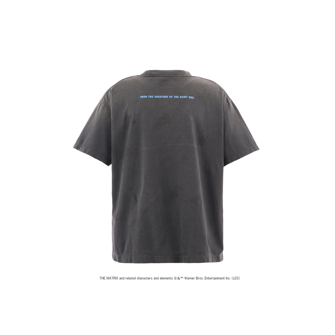SAINT MICHAEL - MTRX_SS TEE/THE MATRIX GREEN LOGO