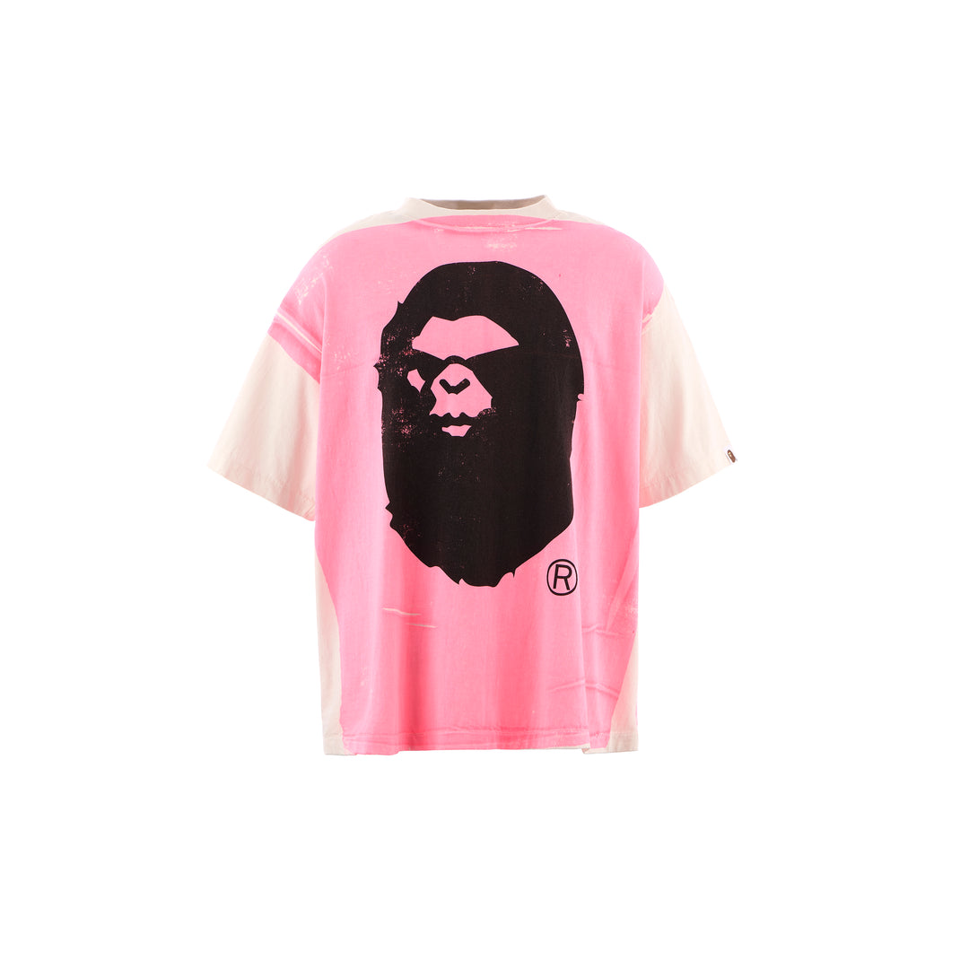 SAINT MICHAEL - BAPE_SS TEE/HANDPRINT