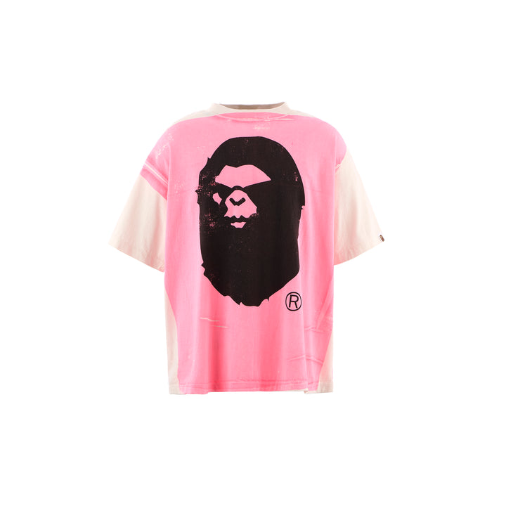 SAINT MICHAEL - BAPE_SS TEE/HANDPRINT