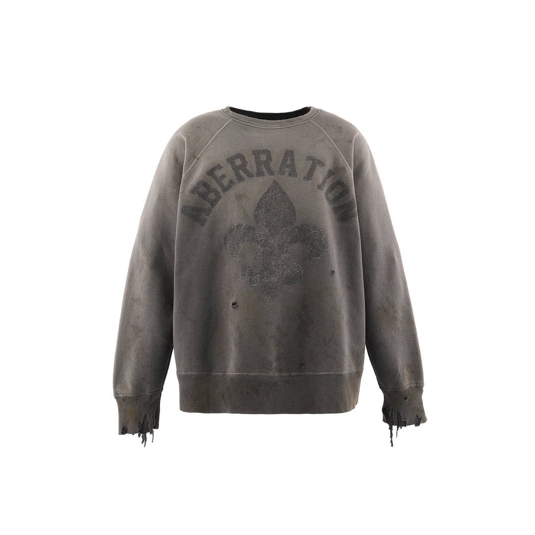 SAINT MICHAEL - CREW NECK SWEAT/ABBERATION