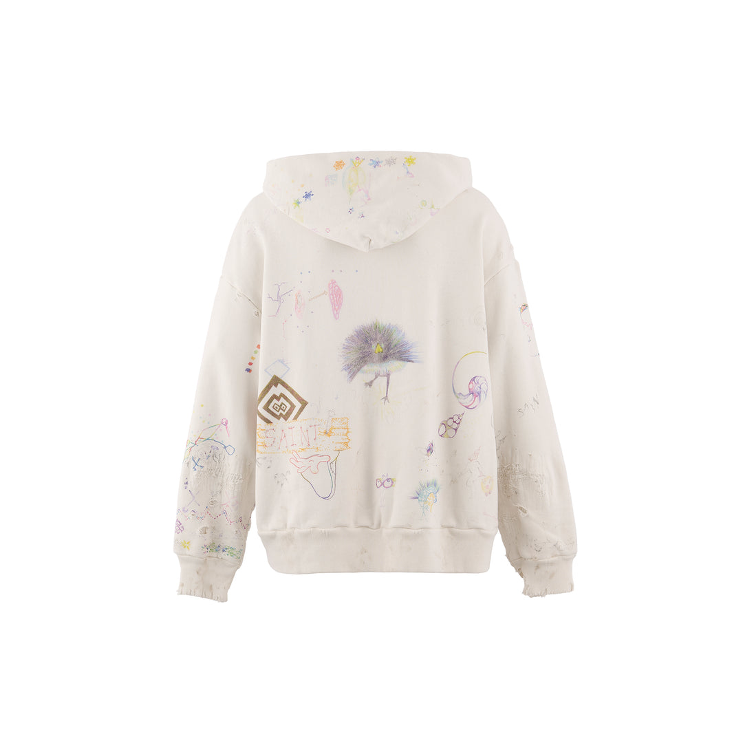 SAINT MICHAEL - COCO DOUBLE FACE HOODIE