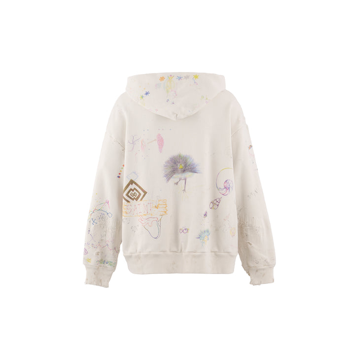 SAINT MICHAEL - COCO DOUBLE FACE HOODIE