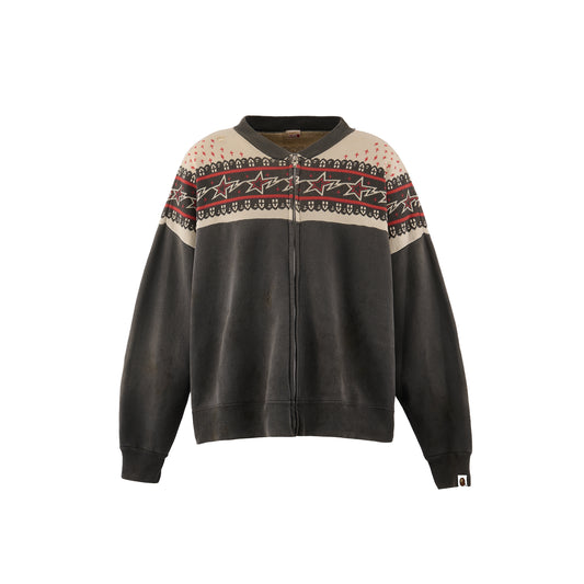 SAINT MICHAEL - BAPE_ZIP CARDIGAN