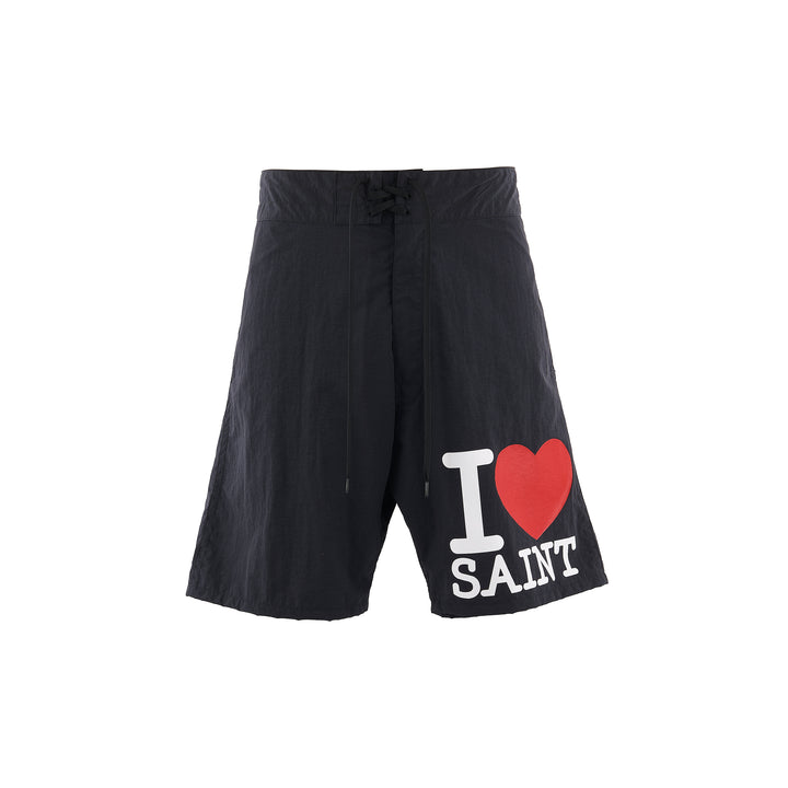 NYLON SHORTS/I LOVE SAINT