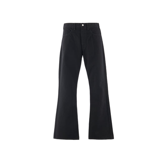 BLK FLARE DENIM PANTS/FLARE
