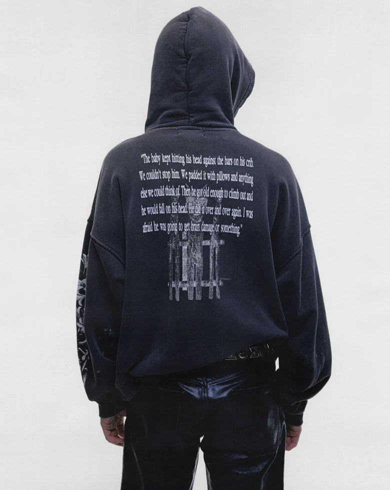 HEAD AGAINST THE BARS HOODIE