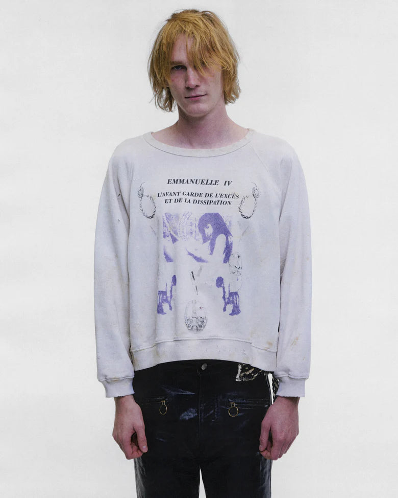 EMMANUELLE IV RAGLAN CREWNECK